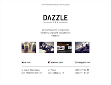 Tablet Screenshot of dazzle-shop.com